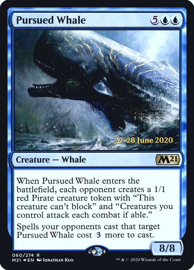 Pursued Whale  [Core Set 2021 Prerelease Promos] | Mega City Incorporated