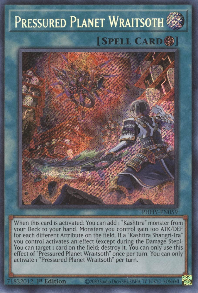 Pressured Planet Wraitsoth [PHHY-EN059] Secret Rare | Mega City Incorporated