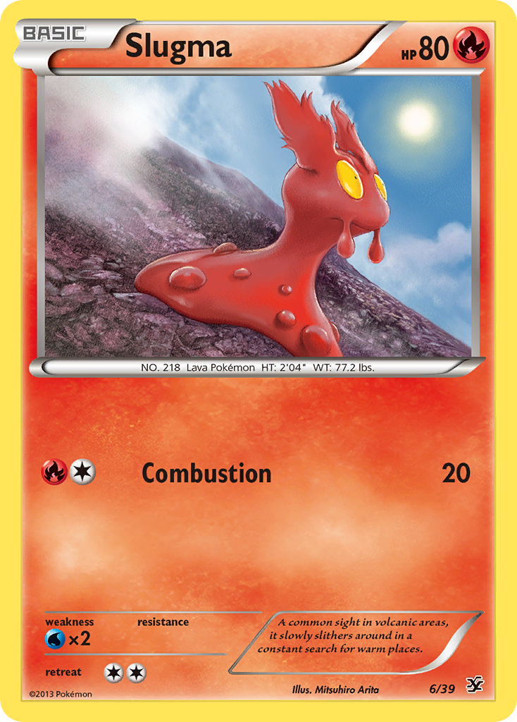 Slugma (6/39) [XY: Kalos Starter Set] | Mega City Incorporated