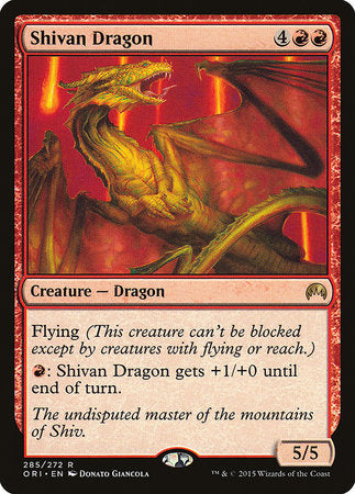 Shivan Dragon [Magic Origins] | Mega City Incorporated