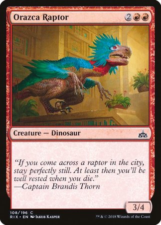 Orazca Raptor [Rivals of Ixalan] | Mega City Incorporated