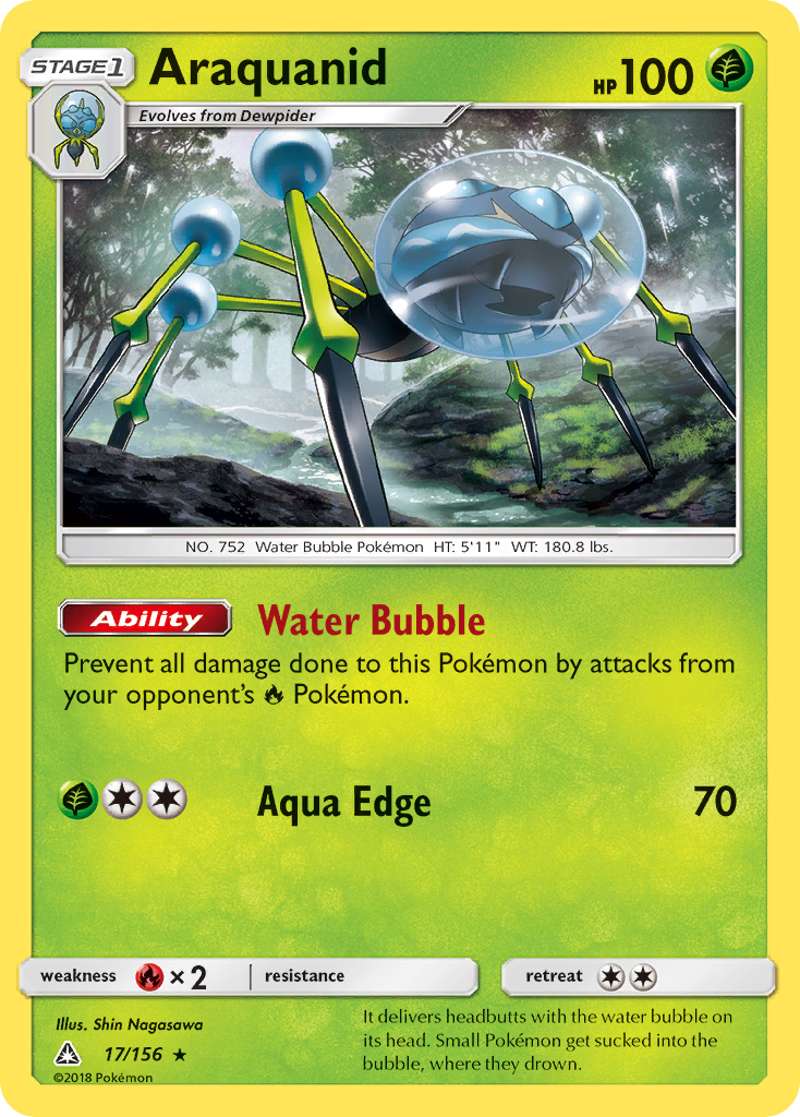 Araquanid (17/156) [Sun & Moon: Ultra Prism] | Mega City Incorporated