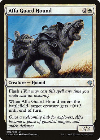 Affa Guard Hound [Duel Decks: Zendikar vs. Eldrazi] | Mega City Incorporated