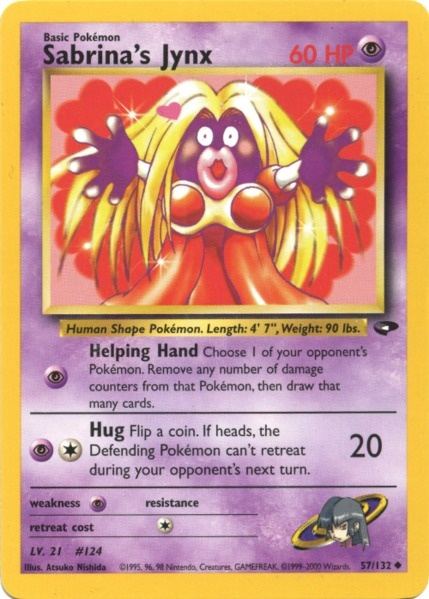 Sabrina's Jynx (57/132) [Gym Challenge Unlimited] | Mega City Incorporated