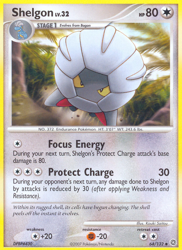 Shelgon (64/132) [Diamond & Pearl: Secret Wonders] | Mega City Incorporated