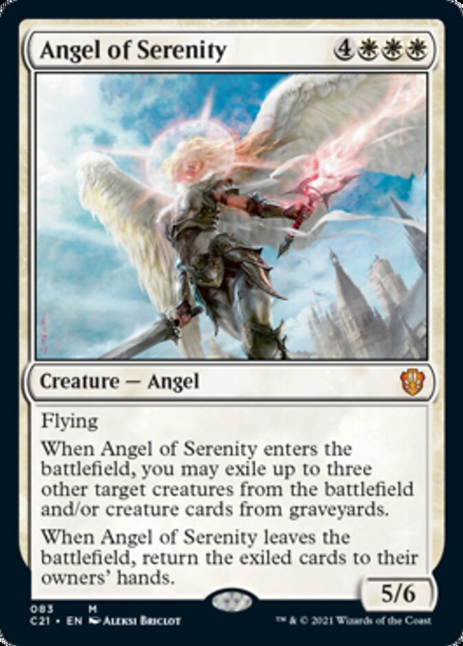 Angel of Serenity [Commander 2021] | Mega City Incorporated