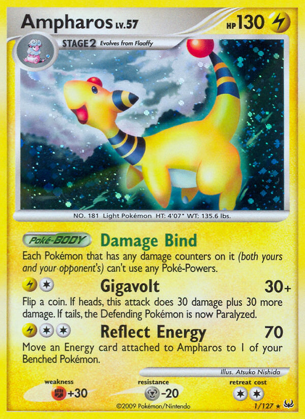 Ampharos (1/127) [Platinum: Base Set] | Mega City Incorporated