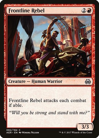 Frontline Rebel [Aether Revolt] | Mega City Incorporated