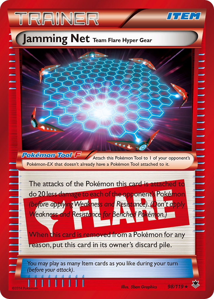 Jamming Net Team Flare Hyper Gear (98/119) [XY: Phantom Forces] | Mega City Incorporated