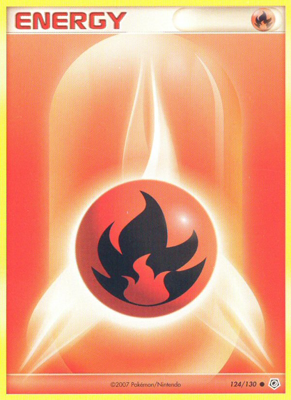 Fire Energy (124/130) [Diamond & Pearl: Base Set] | Mega City Incorporated