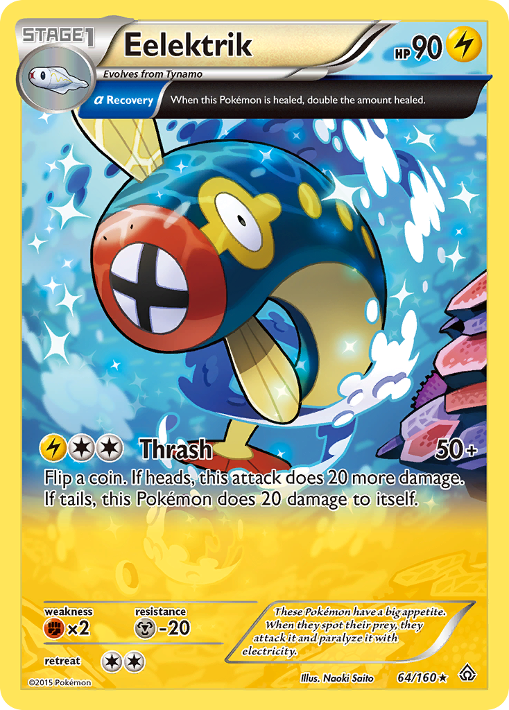 Eelektrik (64/160) [XY: Primal Clash] | Mega City Incorporated