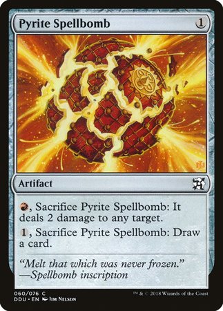 Pyrite Spellbomb [Duel Decks: Elves vs. Inventors] | Mega City Incorporated