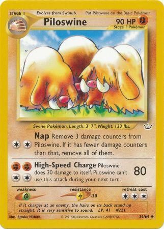 Piloswine (36/64) [Neo Revelation Unlimited] | Mega City Incorporated