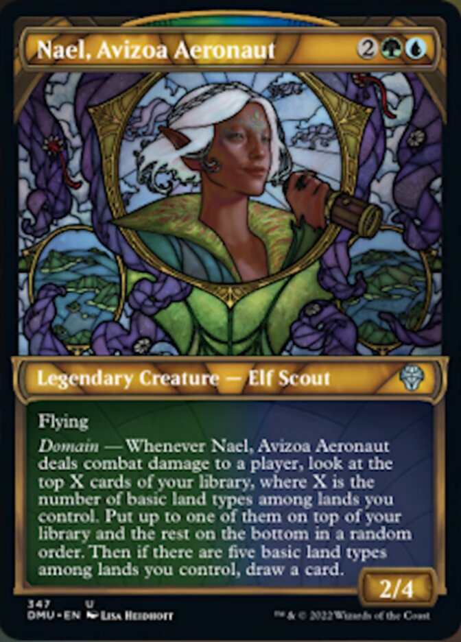 Nael, Avizoa Aeronaut (Showcase Textured) [Dominaria United] | Mega City Incorporated