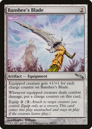Banshee's Blade [Mirrodin] | Mega City Incorporated