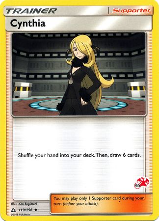 Cynthia (119/156) (Charizard Stamp #59) [Battle Academy 2020] | Mega City Incorporated