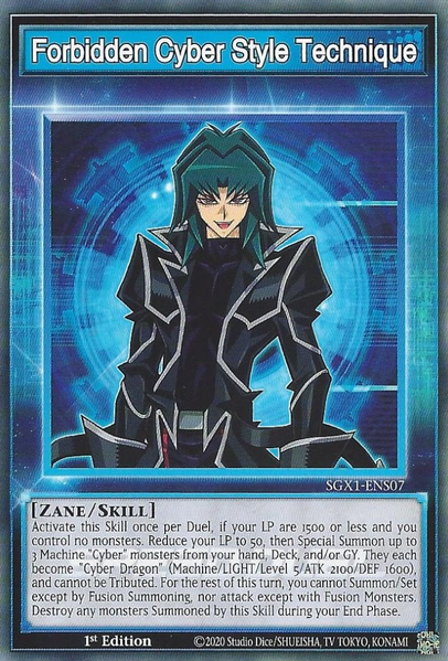 Forbidden Cyber Style Technique [SGX1-ENS07] Common | Mega City Incorporated