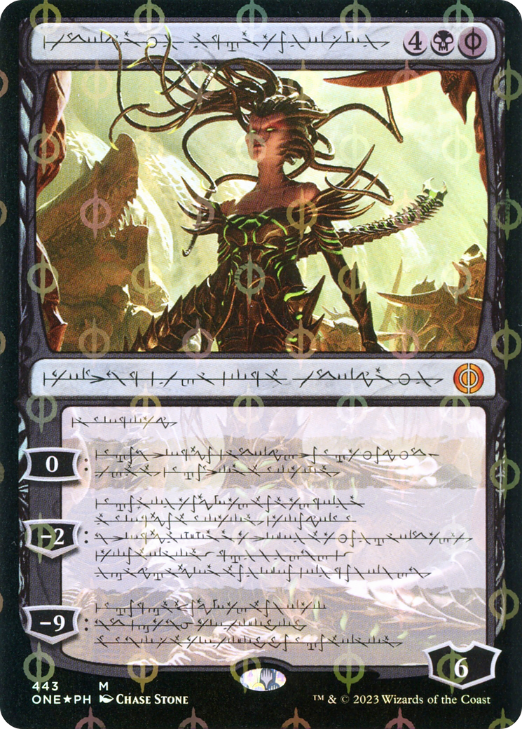 Vraska, Betrayal's Sting (Phyrexian Step-and-Compleat Foil) [Phyrexia: All Will Be One] | Mega City Incorporated