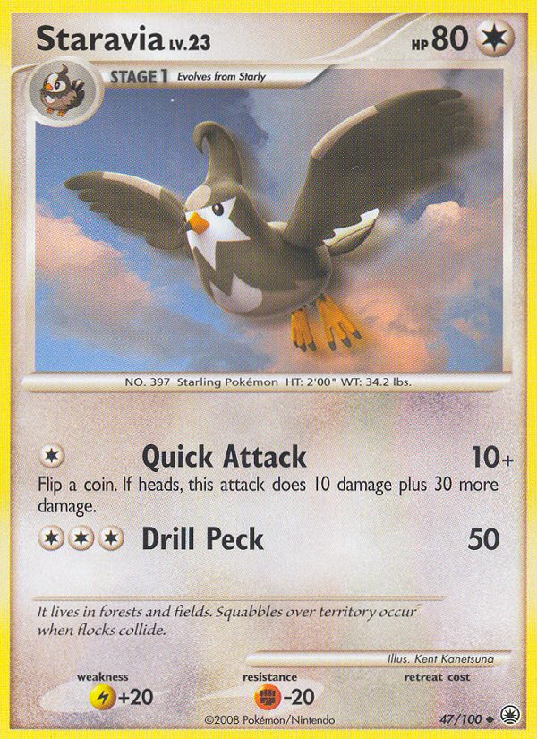 Staravia (47/100) [Diamond & Pearl: Majestic Dawn] | Mega City Incorporated