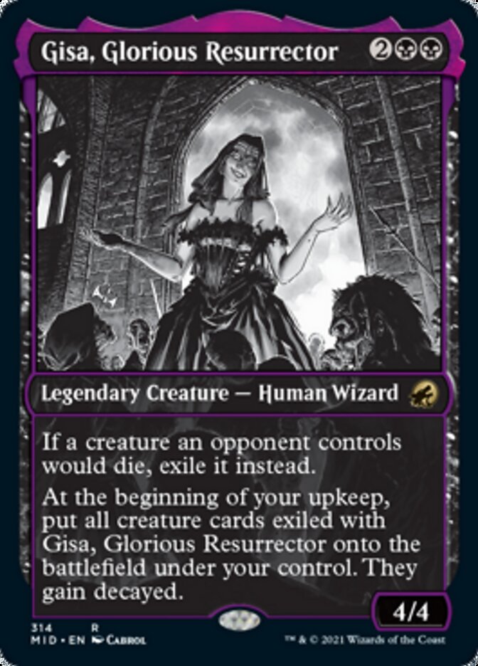 Gisa, Glorious Resurrector (Showcase Eternal Night) [Innistrad: Midnight Hunt] | Mega City Incorporated