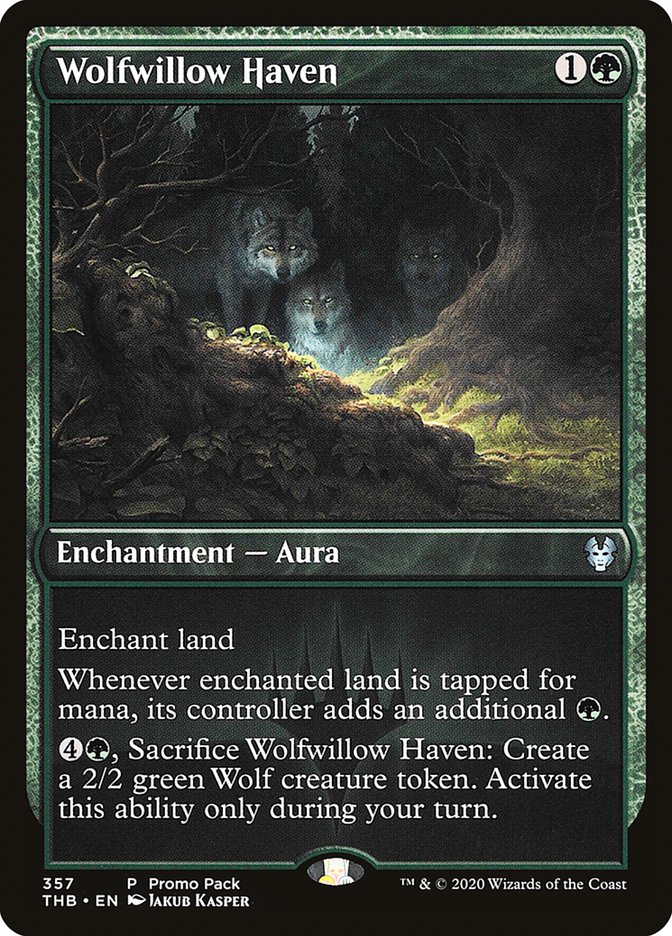 Wolfwillow Haven (Promo Pack) [Theros Beyond Death Promos] | Mega City Incorporated