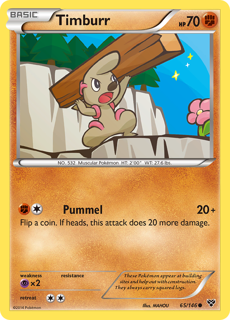 Timburr (65/146) [XY: Base Set] | Mega City Incorporated