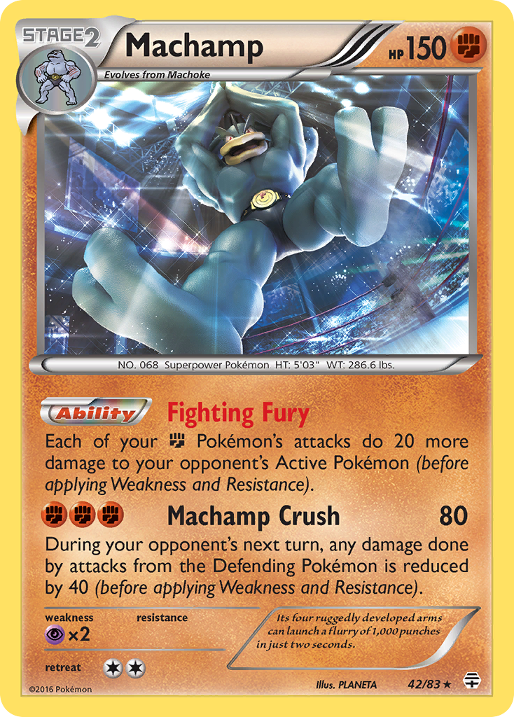 Machamp (42/83) [XY: Generations] | Mega City Incorporated