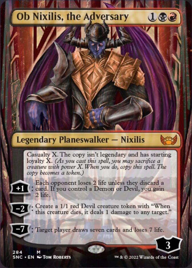 Ob Nixilis, the Adversary (Borderless) [Streets of New Capenna] | Mega City Incorporated