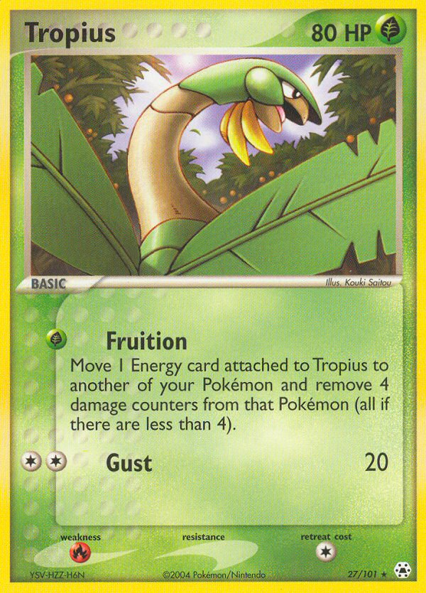 Tropius (27/101) [EX: Hidden Legends] | Mega City Incorporated