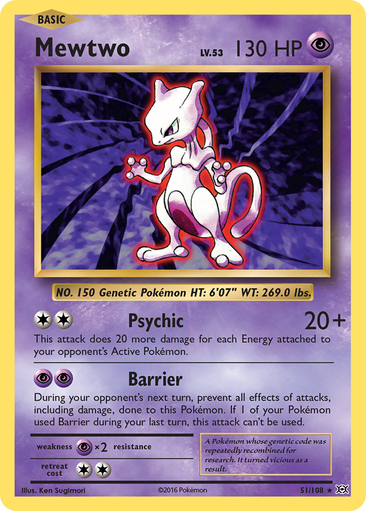 Mewtwo (51/108) [XY: Evolutions] | Mega City Incorporated