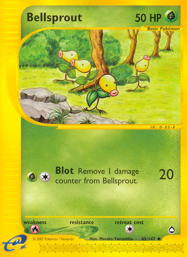 Bellsprout (45/147) [Aquapolis] | Mega City Incorporated