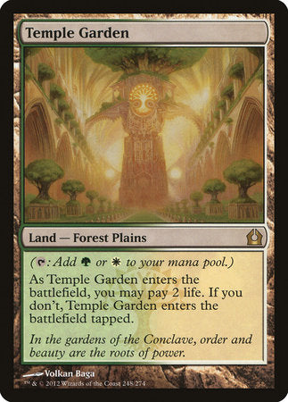 Temple Garden [Return to Ravnica] | Mega City Incorporated