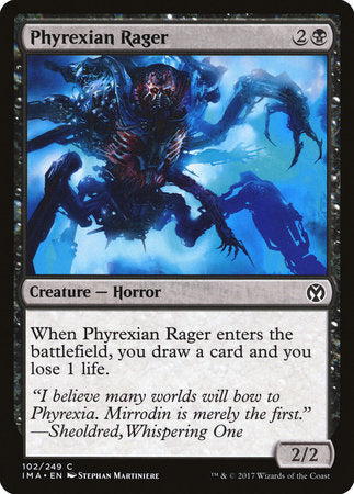 Phyrexian Rager [Iconic Masters] | Mega City Incorporated