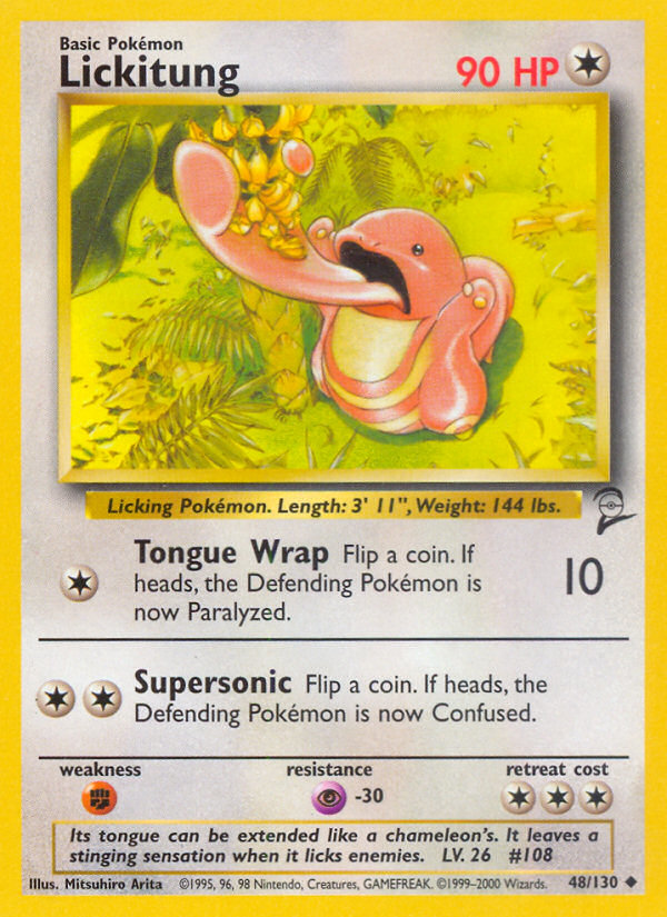 Lickitung (48/130) [Base Set 2] | Mega City Incorporated