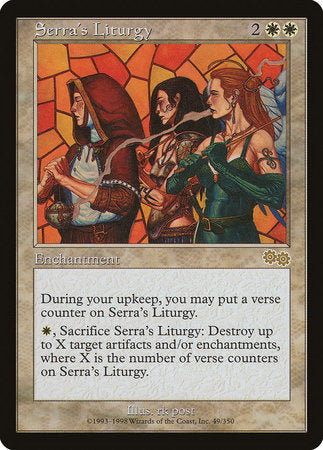 Serra's Liturgy [Urza's Saga] | Mega City Incorporated