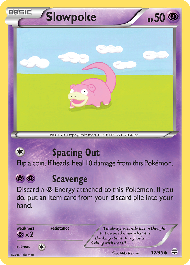 Slowpoke (32/83) [XY: Generations] | Mega City Incorporated