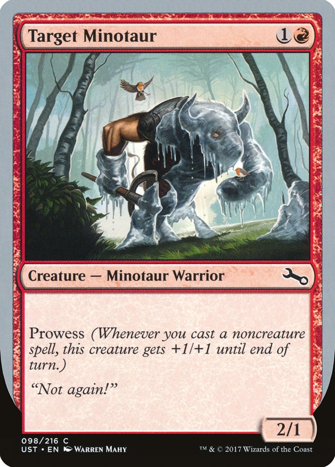 Target Minotaur (Ice Art) [Unstable] | Mega City Incorporated