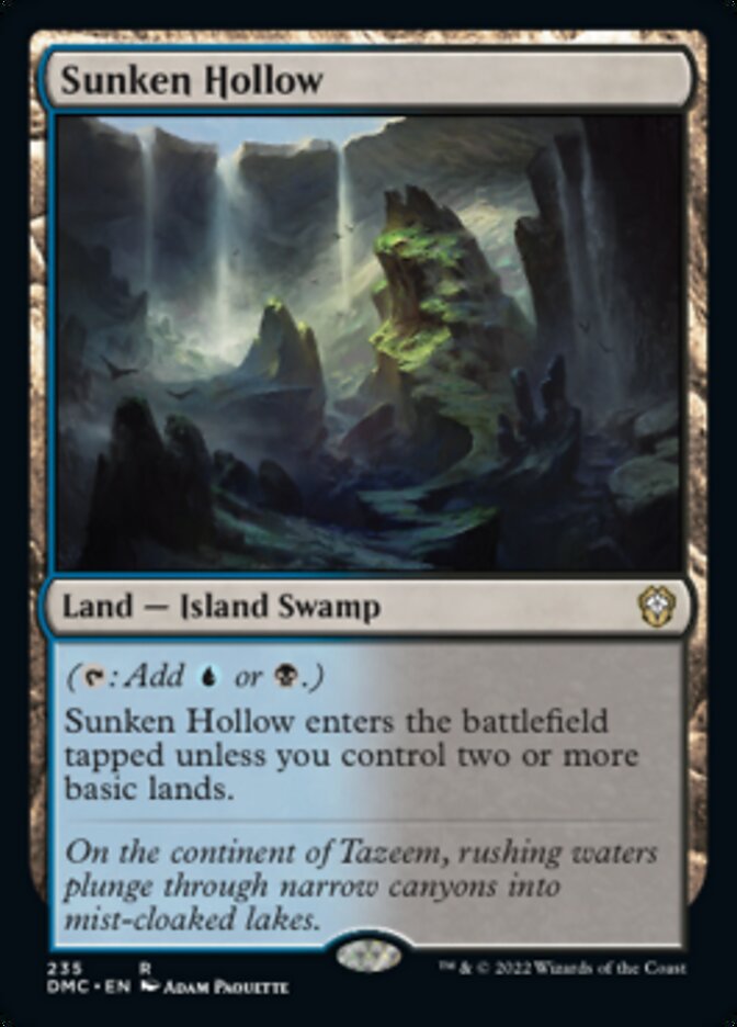 Sunken Hollow [Dominaria United Commander] | Mega City Incorporated