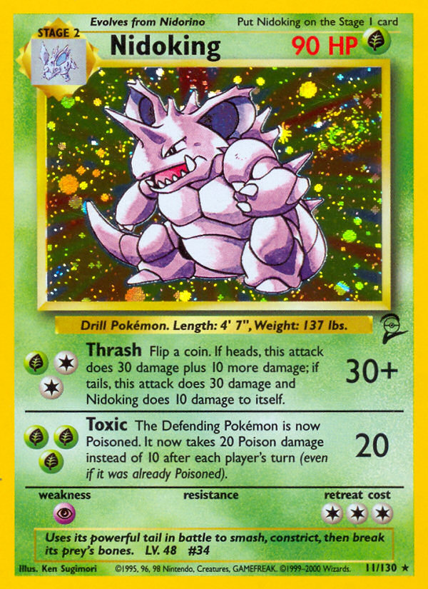 Nidoking (11/130) [Base Set 2] | Mega City Incorporated