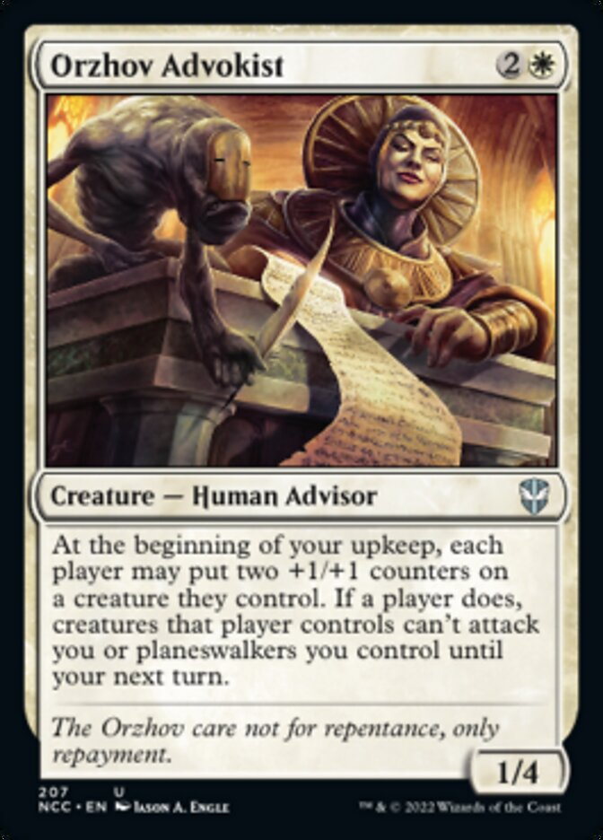 Orzhov Advokist [Streets of New Capenna Commander] | Mega City Incorporated