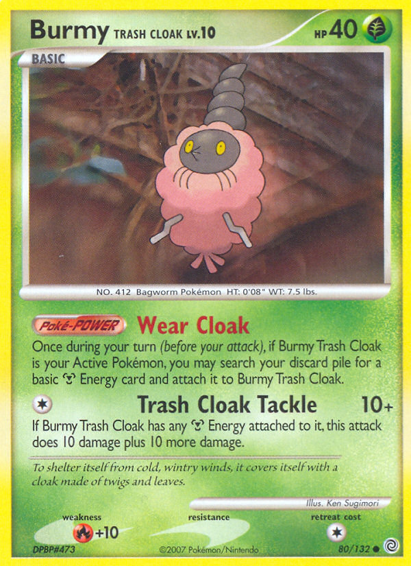 Burmy Trash Cloak (80/132) [Diamond & Pearl: Secret Wonders] | Mega City Incorporated