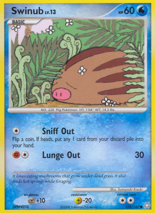 Swinub (123/146) [Diamond & Pearl: Legends Awakened] | Mega City Incorporated