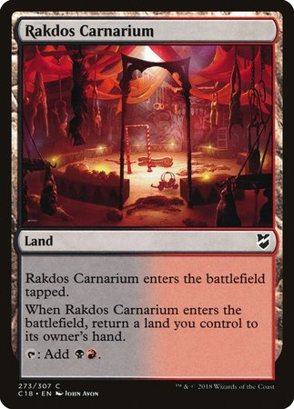 Rakdos Carnarium [Commander 2018] | Mega City Incorporated