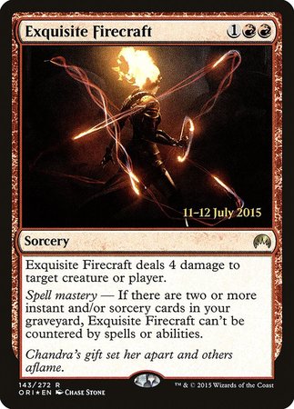 Exquisite Firecraft [Magic Origins Promos] | Mega City Incorporated