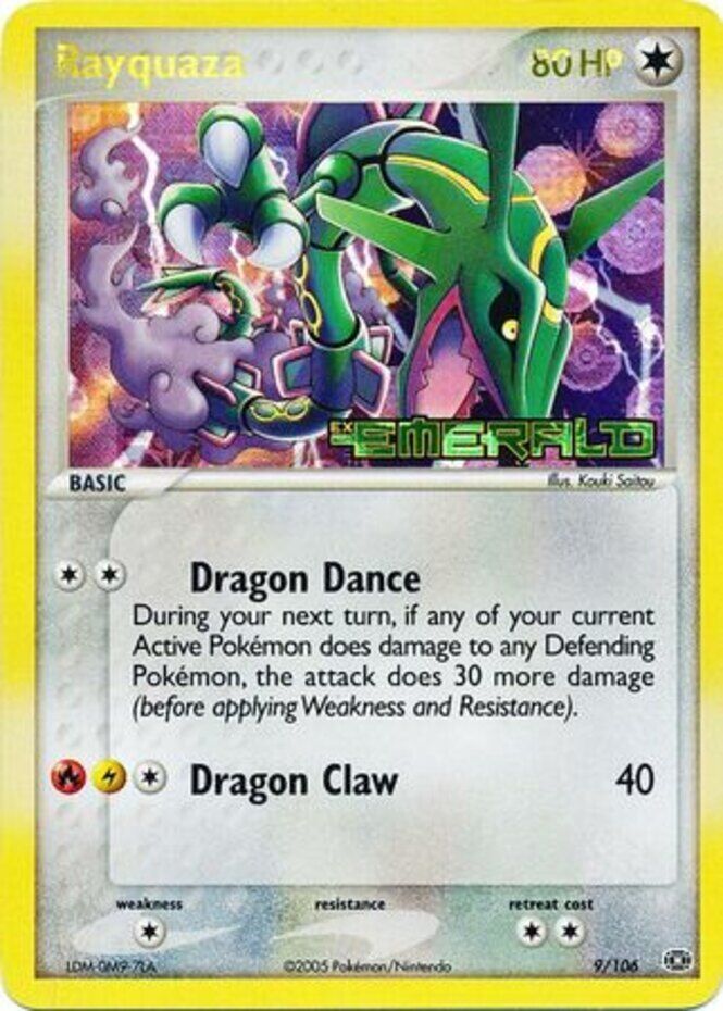 Rayquaza (9/106) (Stamped) [EX: Emerald] | Mega City Incorporated