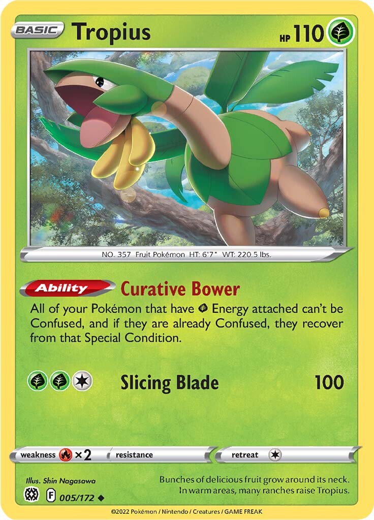 Tropius (005/172) [Sword & Shield: Brilliant Stars] | Mega City Incorporated