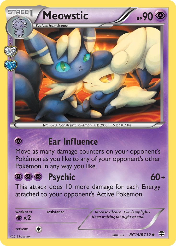 Meowstic (RC15/RC32) [XY: Generations] | Mega City Incorporated