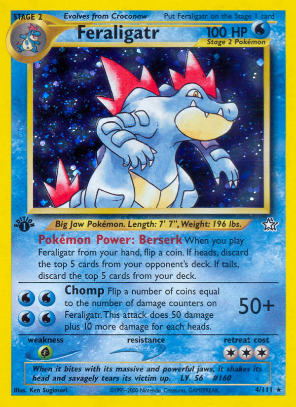 Feraligatr (4/111) [Neo Genesis 1st Edition] | Mega City Incorporated