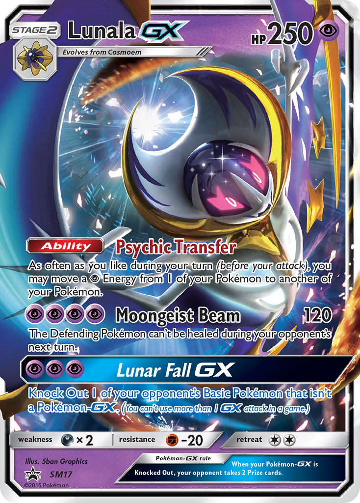 Lunala GX (SM17) [Sun & Moon: Black Star Promos] | Mega City Incorporated