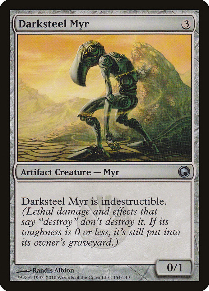 Darksteel Myr [Scars of Mirrodin] | Mega City Incorporated